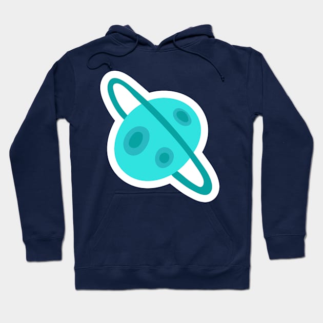 Saturn Planet Hoodie by Usea Studio